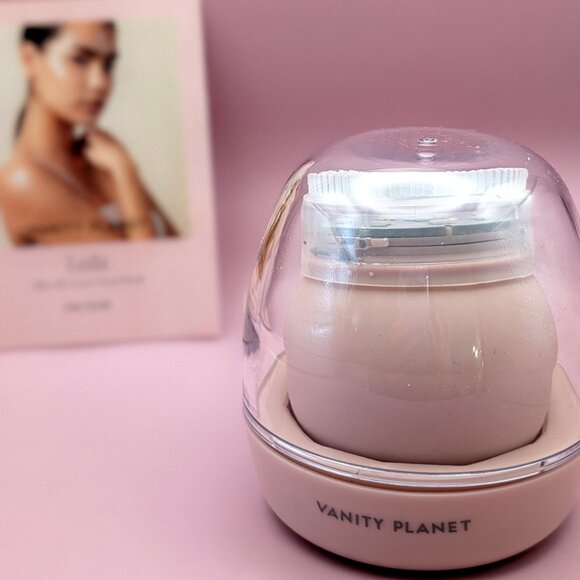 VANITY PLANET Leda Blue LED Sonic Facial Brush - Blue Light Acne Treatment - Picture 2 of 5